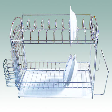 Unfolded Dish and Bowl Racks